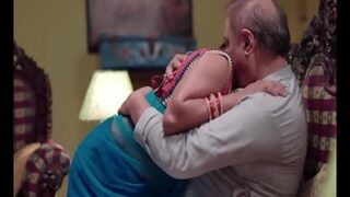 Bahu memuaskan mertua dengan nafsu liar dalam adegan panas bergaya India
