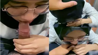 Bella Berjilbab yang Mahir Mengulum dengan Penuh Nafsu