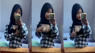 Bocil Berjilbab Pamer Payudara Viral