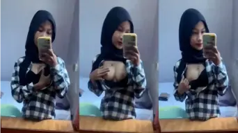 Bocil Berjilbab Pamer Payudara Viral