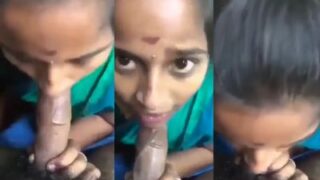 Istri Tamil memberikan blowjob desi yang cepat dan panas untuk kekasihnya