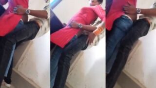 Pria bernafsu bercinta anal liar dengan waria desi