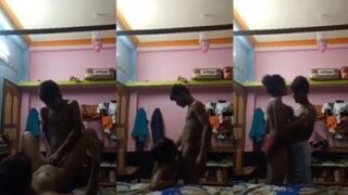 Cowok kuliahan ngentot pacar Desinya dengan gaya Telugu yang panas