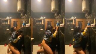 Gadis genit merekam adegan panas di kamar mandi