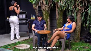 Diam, jangan berisik! – MILF genjot pacar anaknya diam-diam – Big Jackson & Lina Henao