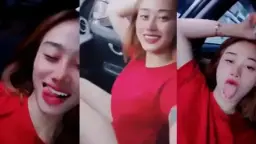 Jessika Intan lagi crot di dalem mobil, basah kuyup