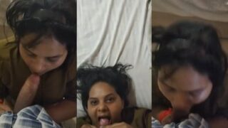Ngentot dalam mulut di kamar hotel, ngewek sambil nelen semua