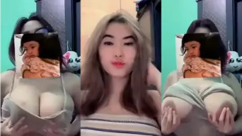 Viral Gea Tiktok, Tanktop Tipis Bikin Sange, Toge Basah Kelihatan.