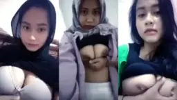 Viral Leni, Cantik Berhijab, Tubuh Montok Bikin Ngiler
