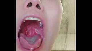 Latihan Lidah • Reflek Muntah • Liur • Tenggorokan • Uvula — Semua Dicocol Sampai Muntah Nikmat