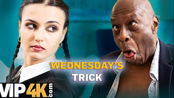 Daddy4K, akhirnya mimpi basah Wednesday Addam soal kontol hitam besar jadi kenyataan.