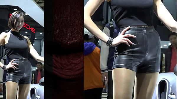 Cewek Cina goyang pakai hotpants kulit, bikin makin tegang.