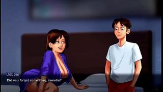 Diam membeku saat ibu tiri datang, nafasku terhenti di antara paha basahnya (18+)