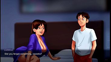 Diam membeku saat ibu tiri datang, nafasku terhenti di antara paha basahnya (18+)
