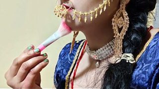 Malam pertama pengantin baru India desi ngewe panas, suara desahan Hindi bikin makin greget, video MMS bikin ngilu.